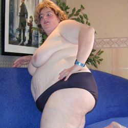 Richtig fette Frau