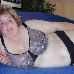Richtig fette Frau