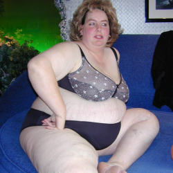 Richtig fette Frau