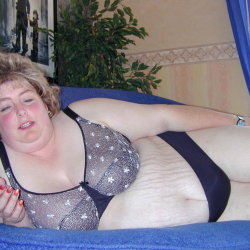 Richtig fette Frau