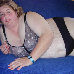 Richtig fette Frau