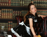 *** in Latex Outfit