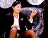 Latina Lesbe als Stewardess. Erotische Nacktaufnahmen!