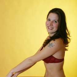 Kimberly auf den Geschmack gekommen! Spitze Titten!