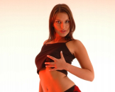 Hei�er Amateur zeigt ihren K�rper
