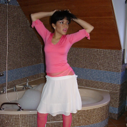 Amateurin in der Badewanne