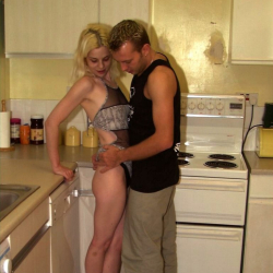 Amateur vernascht seine Partnerin in der K�che