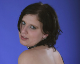 Amateurin in sexy Gothic Style
