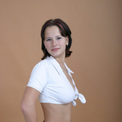 Sexy Frau mit gro�en Br�sten